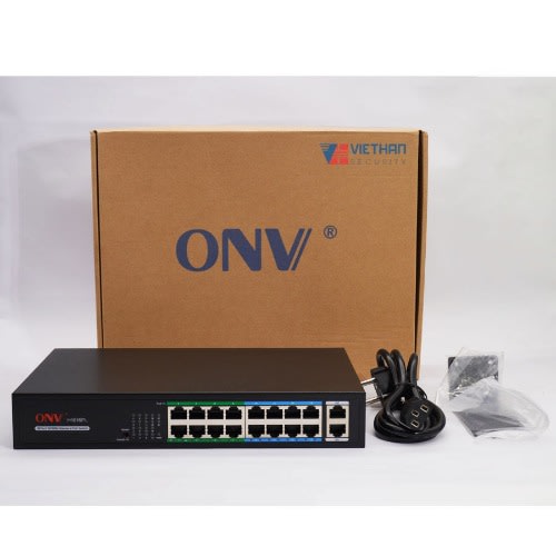 Unmanaged Poe Switch -  Onv-h1016pls  - 16 Port 10/100mbps