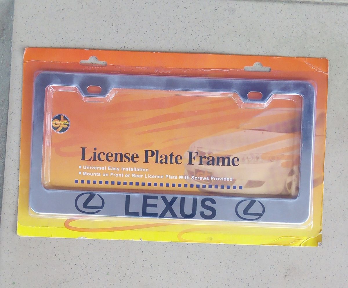 Two Lexus Plate Number Cover