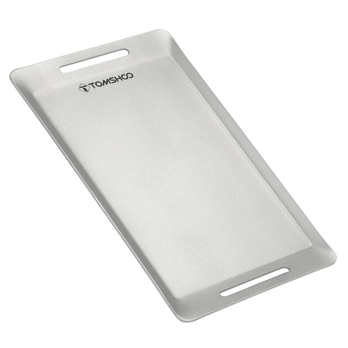 TOMSHOO Mini Stainless Steel Grill Pan Outdoor BBQ Picnic Grill Pan Cutting Chopping Board for Camping Backpacking Hiking