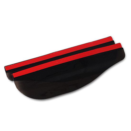 Universal Rear View Side Mirror Rain Eyebrow Board-Black
