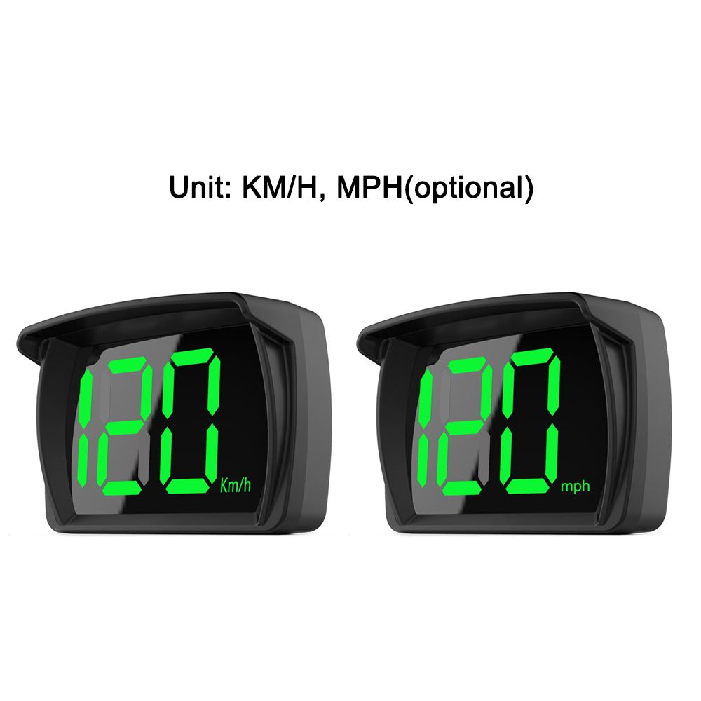 Car HUD Headup Display KM/H MPH GPS Digital Speedometer With