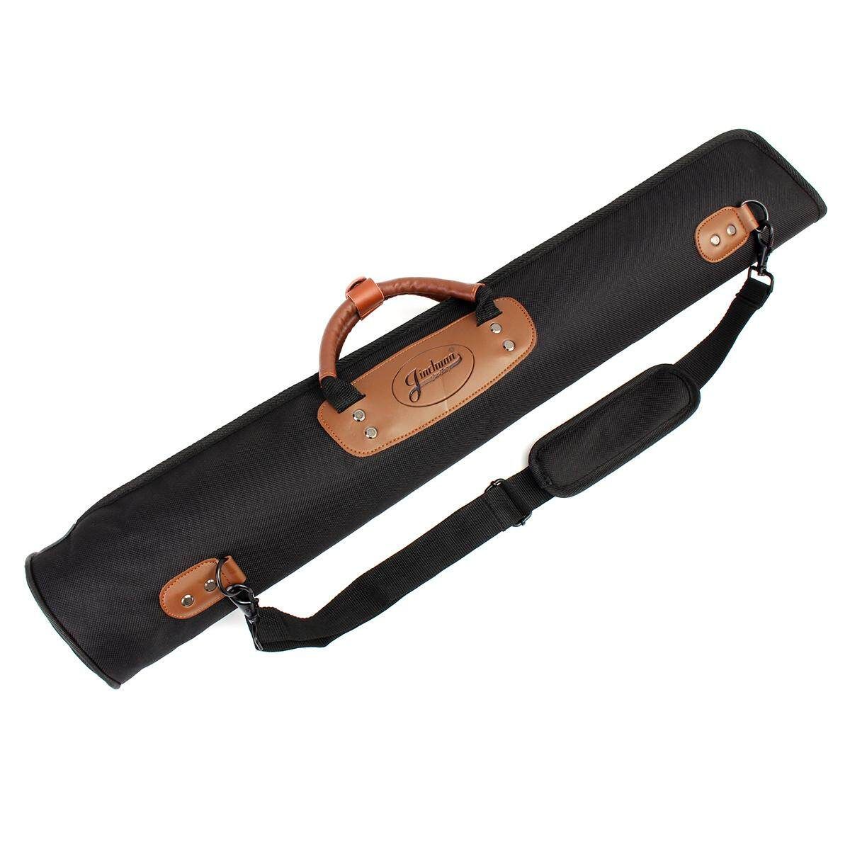 New Oxford Cloth Clarinet Oboe Straight Soprano Saxophone Sax Gig Bag Case Black