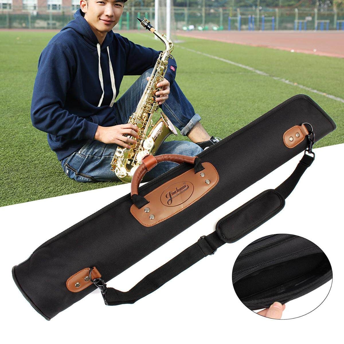 New Oxford Cloth Clarinet Oboe Straight Soprano Saxophone Sax Gig Bag Case Black