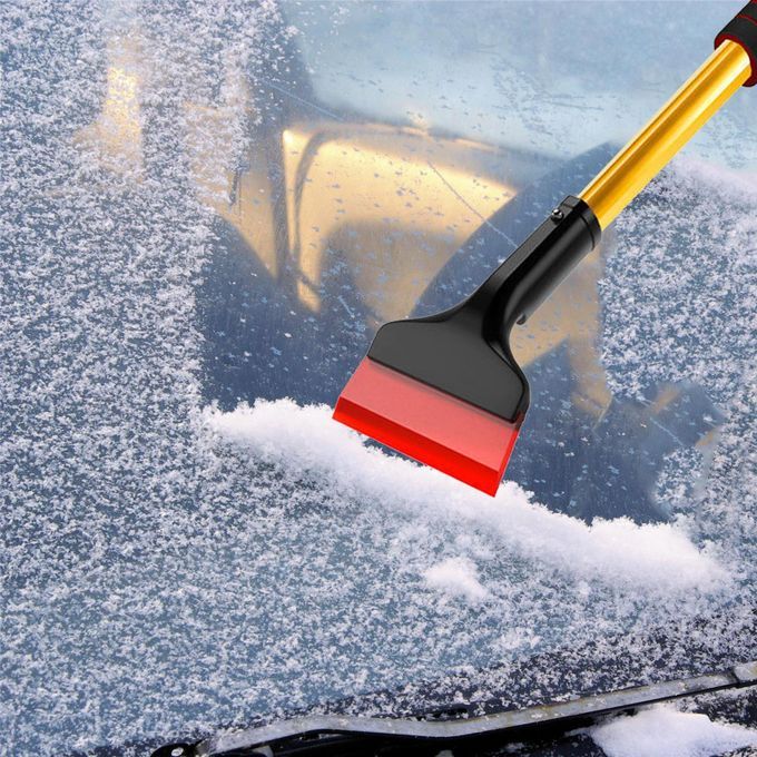 Car Ice Scraper Auto Truck SUV TPU Brush Windows Van Quick Clean