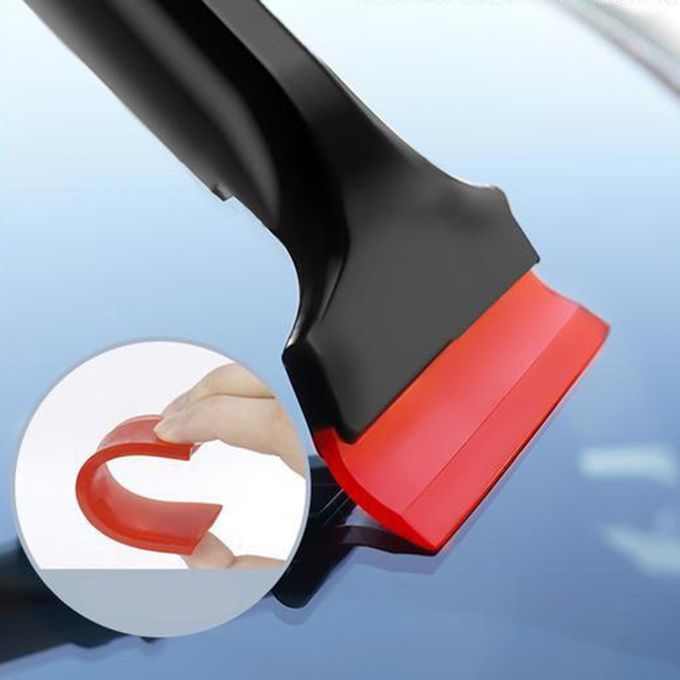 Car Ice Scraper Auto Truck SUV TPU Brush Windows Van Quick Clean