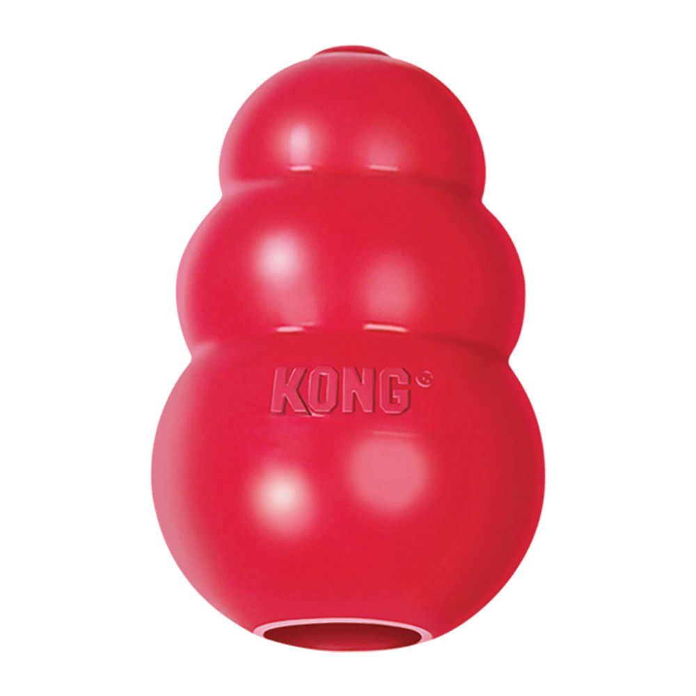XS-XXL KONG Classic Dog Toy With Your Choice Of Dog Treat Toy-KONG Classic