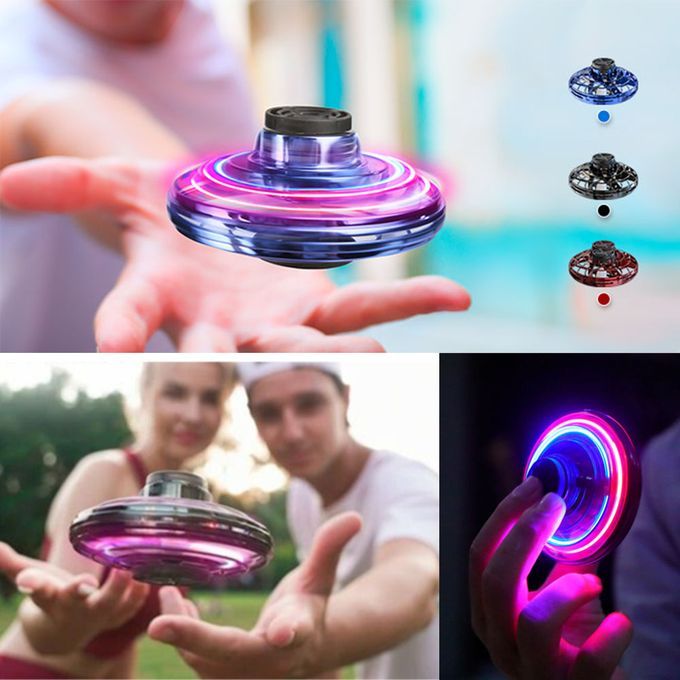 UFO Fingertip Upgrade Flying Spinner Decompression Toy For