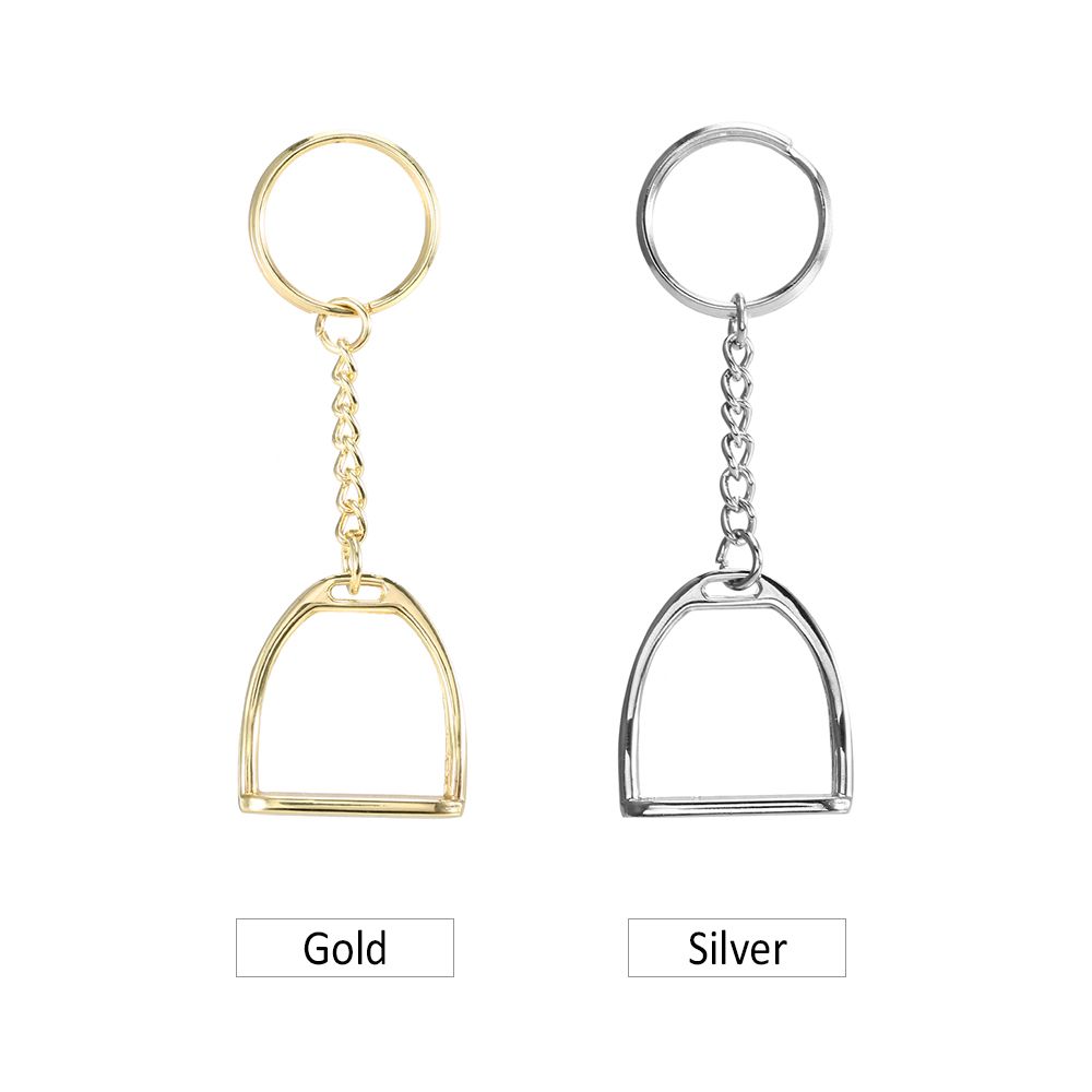 Zinc Alloy Key Chain Stirrup Key Ring Mini Keychain For Men