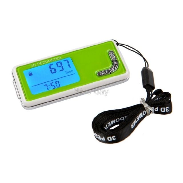 3d Sensor Digital Pedometer Counting Running Walking Step L