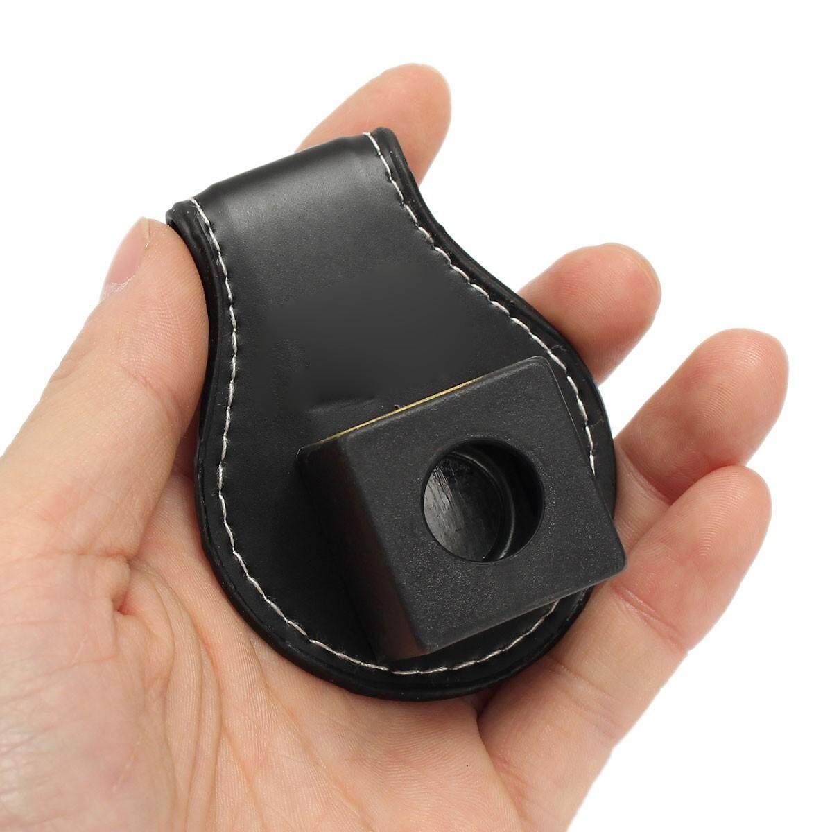 1PC Black Magntic Pool Chalk Holder With Belt Clip Billiard Snooker Table