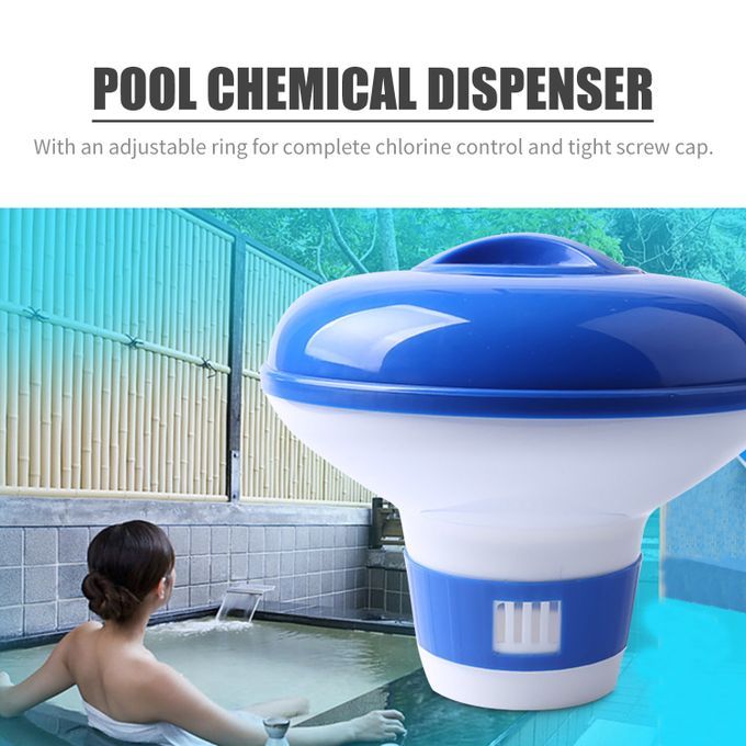 Pool Chemical Dispenser Floating Chlorine Tablets Dispenser-L