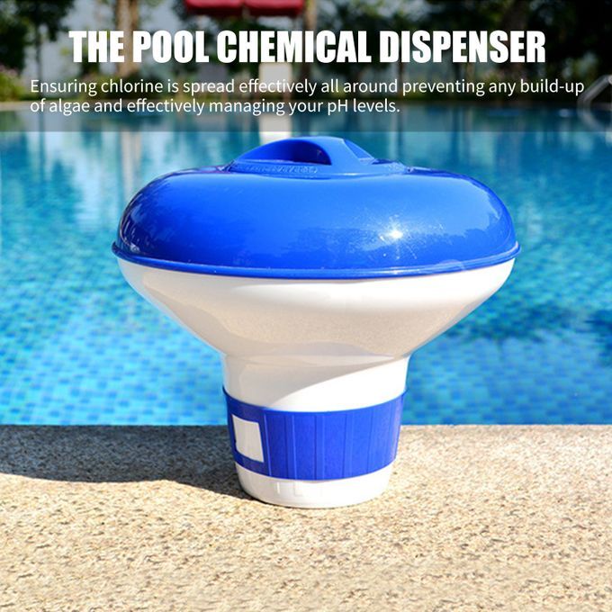 Pool Chemical Dispenser Floating Chlorine Tablets Dispenser-L