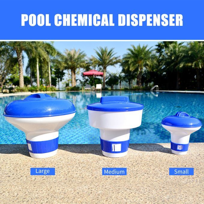 Pool Chemical Dispenser Floating Chlorine Tablets Dispenser-L