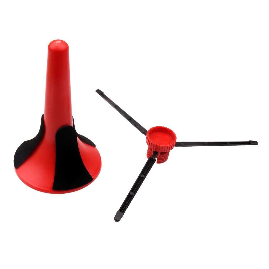 Function Trumpet Tripod Stand Holder Rack Support With Detachable Leg