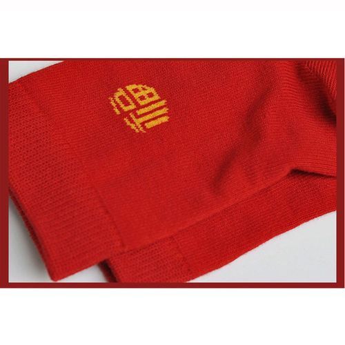 Women And Men Red Socks