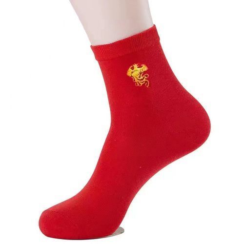 Women And Men Red Socks