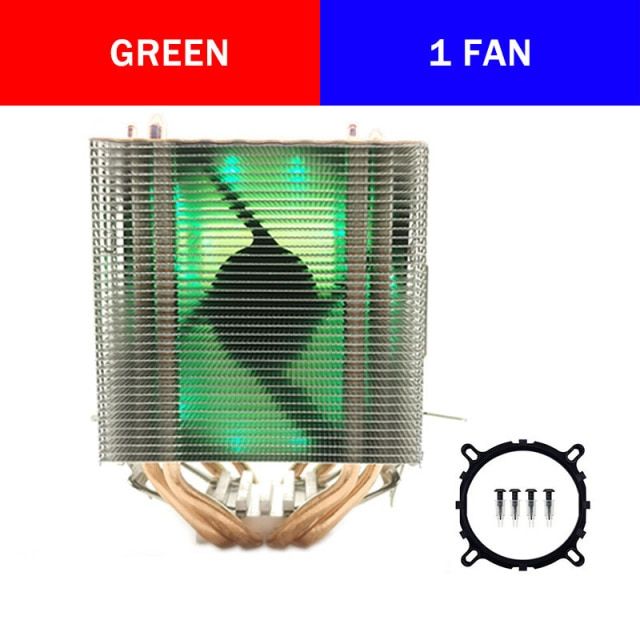 4 Heat Pipes 125w Cpu Cooler X79 X99 Motherboard Fan