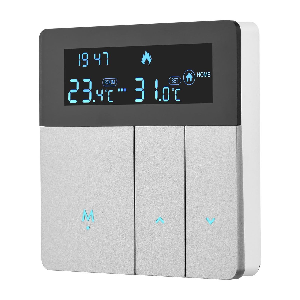 Programmable Smart Digital Thermostat Room Temperature Controller with Display Screen for Home School Office Hotel