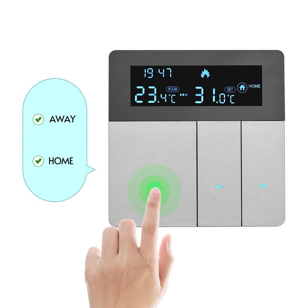 Programmable Smart Digital Thermostat Room Temperature Controller with Display Screen for Home School Office Hotel