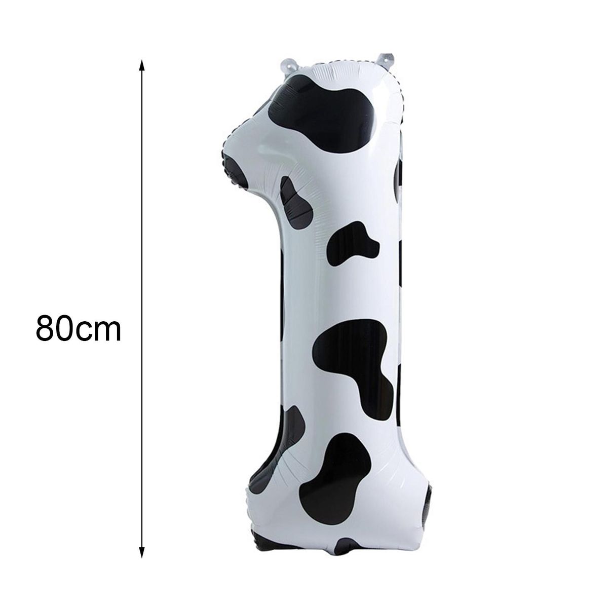 Durable Aluminum Film Balloon Whimsical Cow Number Balloon Fun