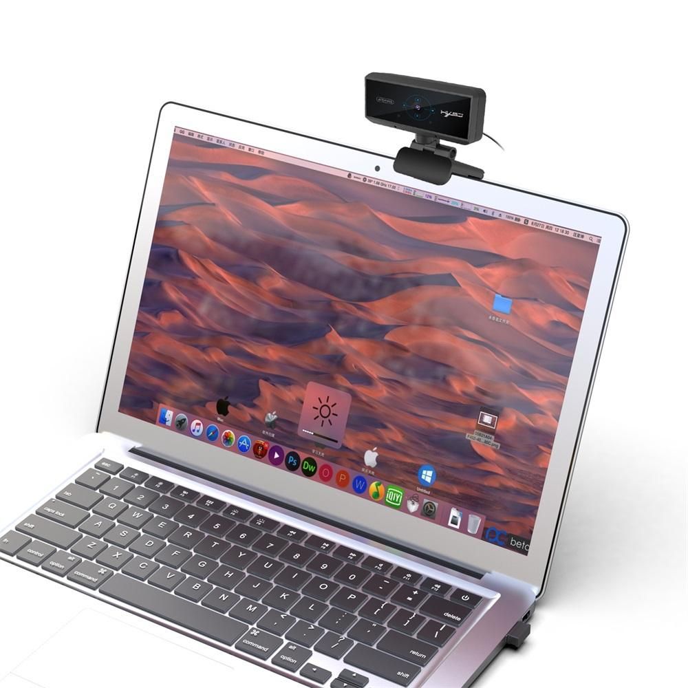 HXSJ S3 5 Million Pixels Auto Focus Webcam 1080P Video Call Web Camera Built-in Microphone with Privacy Cover for PC Laptop
