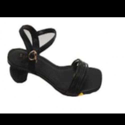Smart Ladies Low-Heel Shoe - Black