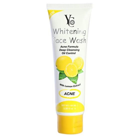 Whitening Lemon Extract Facial Wash For Acne & Deep Cleaning