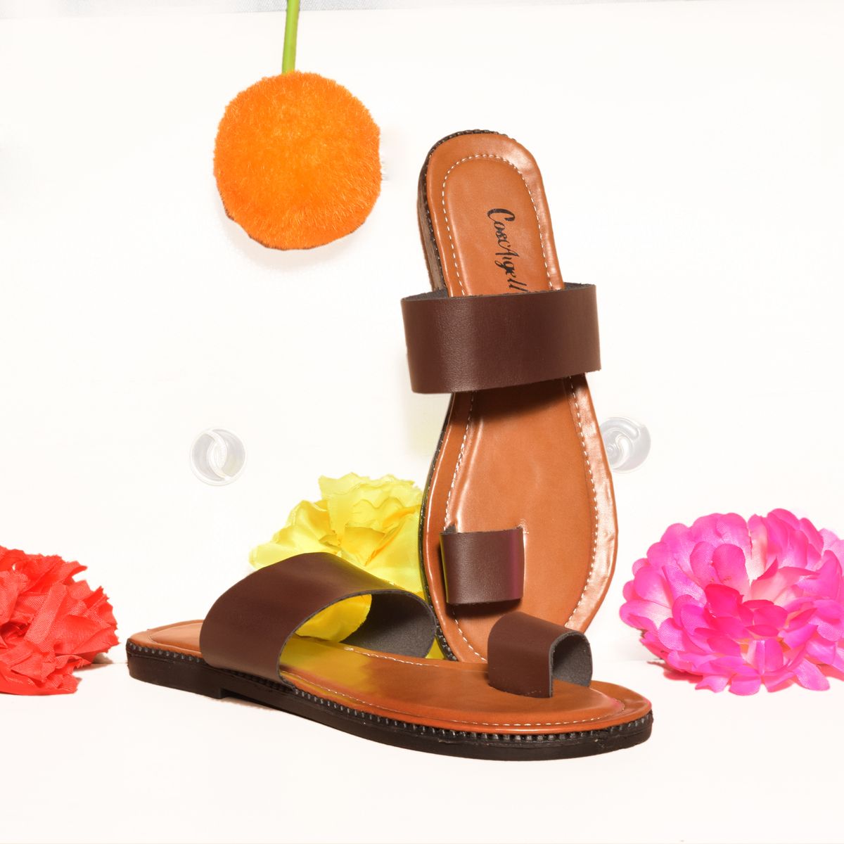 Classy Slippers For  Ladies - Brown