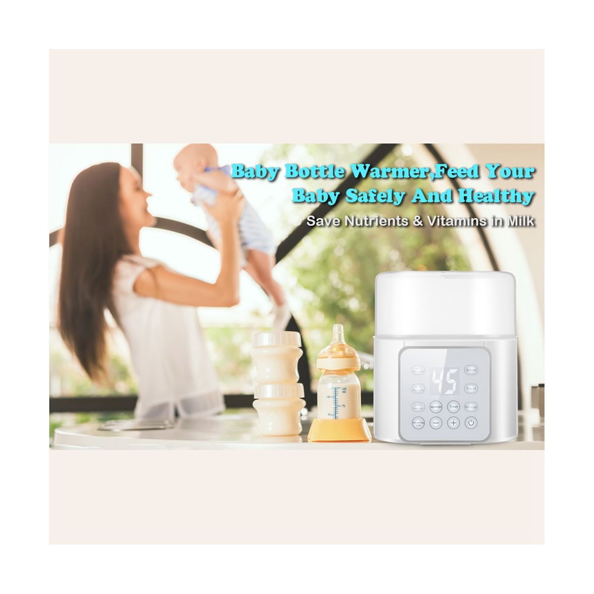 Baby Warmer 9-In-1 Multifuntion Breast Milk Warmer Fast