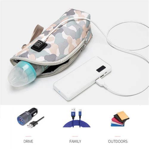Portable USB Baby Bottle Warmer Milk Warmer Thermostat