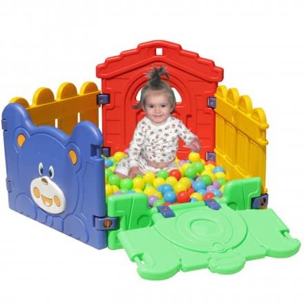 Colourful Little Kids Ball Pit With 100pcs Oceanic Balls