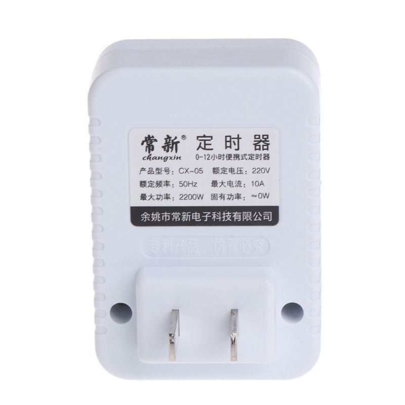 AC 220V 12 Hour Mechanical Wall Plug Switch Timer Socket Home Appliances Control