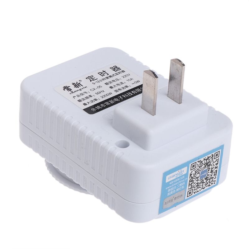 AC 220V 12 Hour Mechanical Wall Plug Switch Timer Socket Home Appliances Control