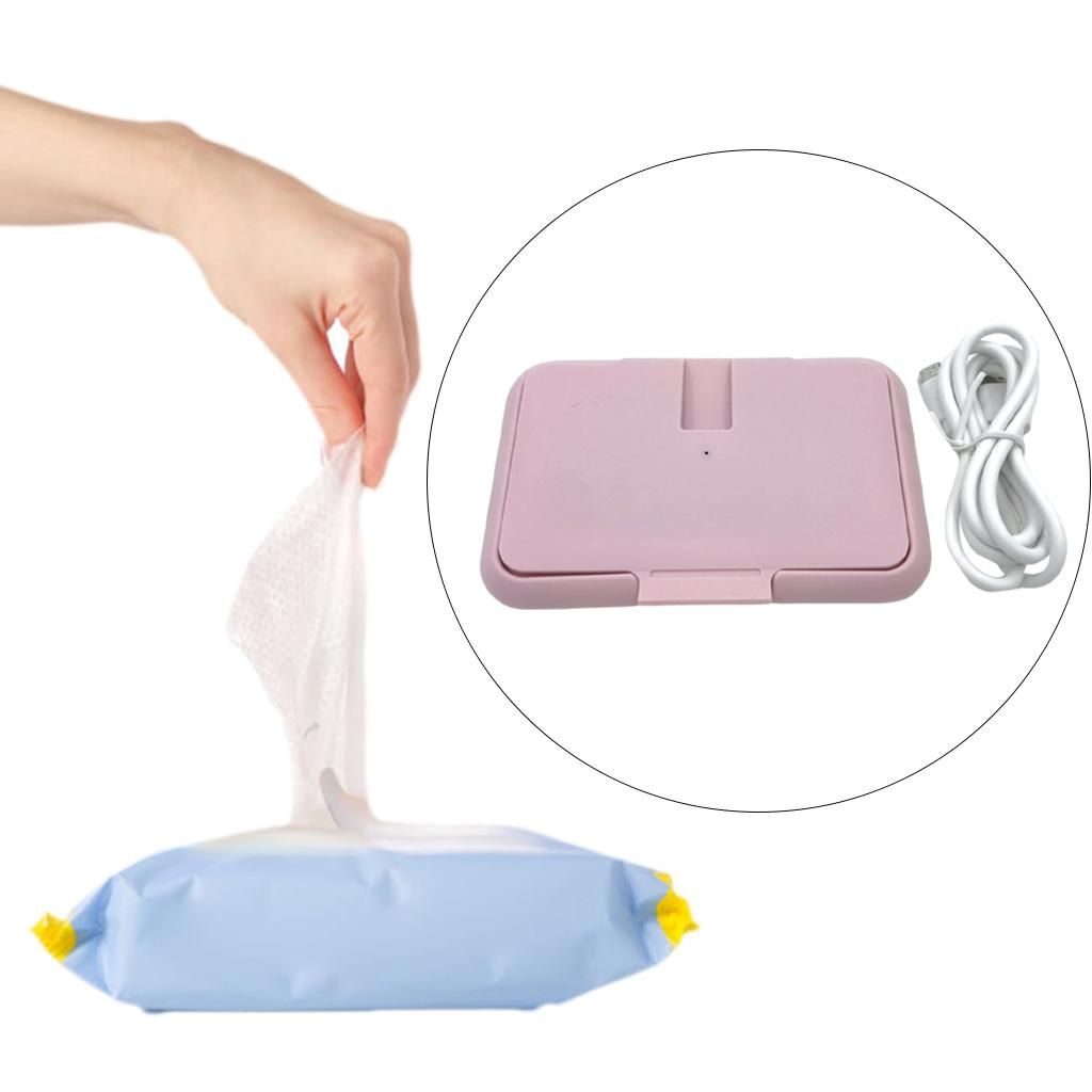 Set Of 2 Portable Wipe Warmer Baby Wet Dispenser Paper
