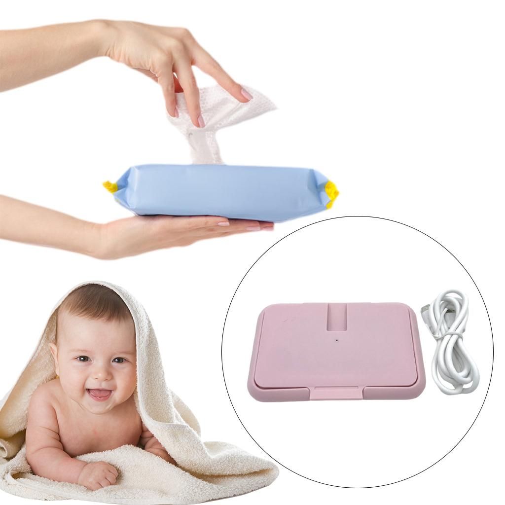 Set Of 2 Portable Wipe Warmer Baby Wet Dispenser Paper