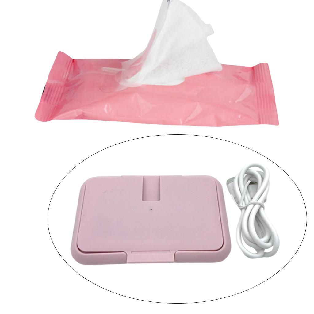 Set Of 2 Portable Wipe Warmer Baby Wet Dispenser Paper