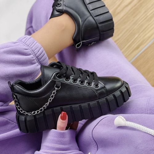 Wedge Sneaker For Women High Heel Lace Up Platform Sneakers