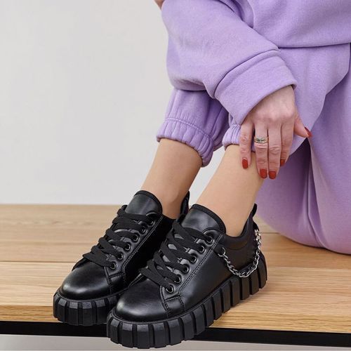 Wedge Sneaker For Women High Heel Lace Up Platform Sneakers