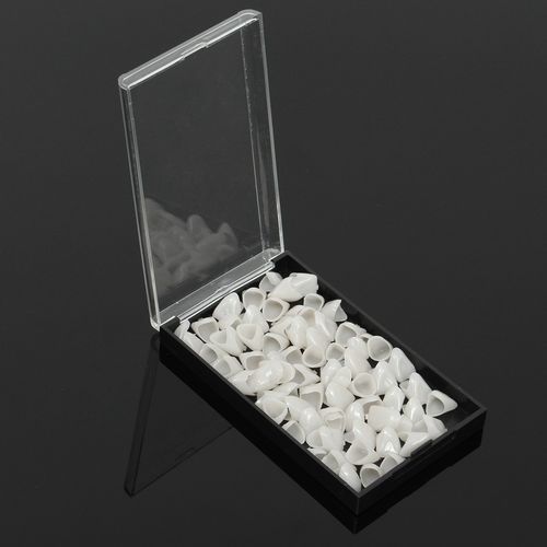 70pcs Dental Temporary Crown Anteriors Front Resin Teeth Tooth Methacrylate Caps