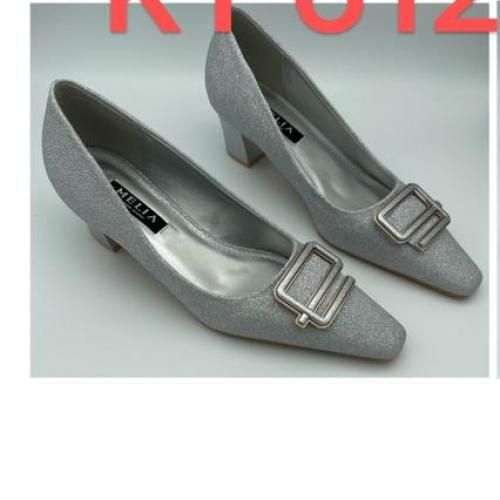 Exotic Ladies Unique Pump - Silver
