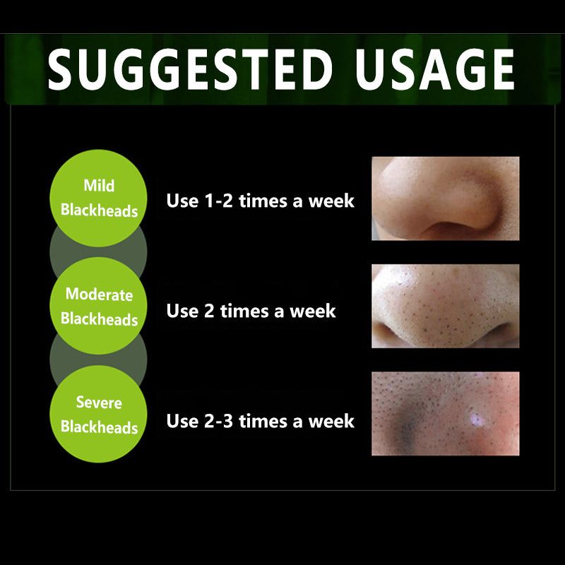 Activated Blackhead Removal Bamboo Charcoal Black Face Mask