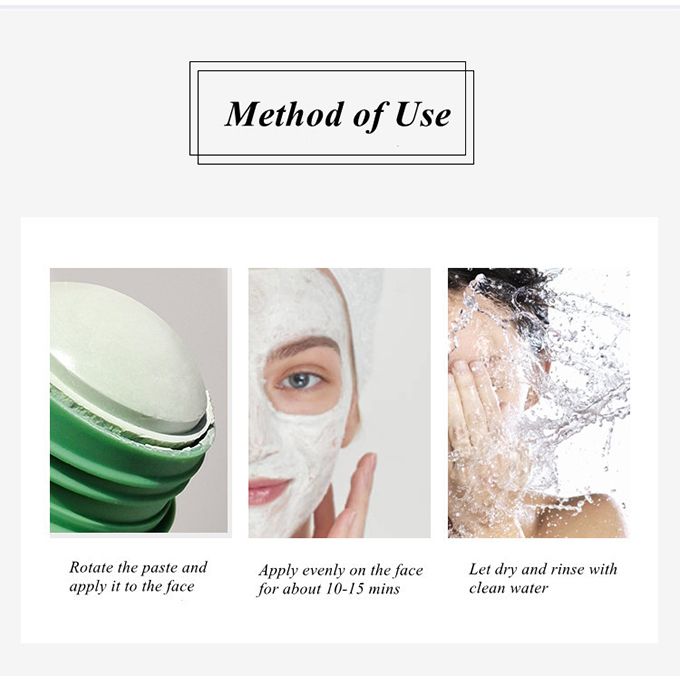 2 IN 1 Green Mask Stick For Oil Control On Face