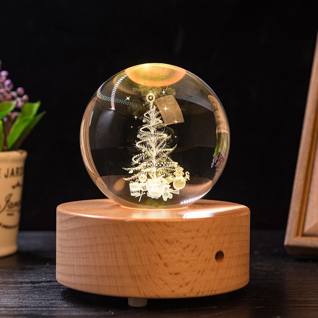 80mm Artificial Clear Crystal Glass Ball Sphere Balls Home Decoration