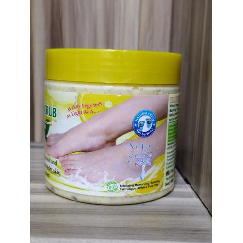 2pcs Foot Scrub With Lemon And Almond Oil For Aching Leg And Foot, Repair Feet Crack Feet Scrub