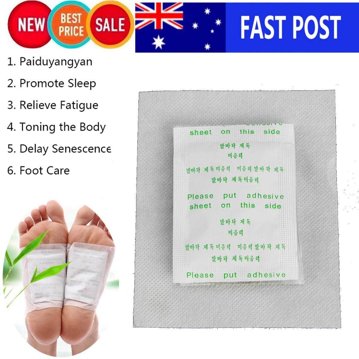 100 Detox Foot Pads Patch Detoxify Toxins With Adhesive Keeping Fit Health Care