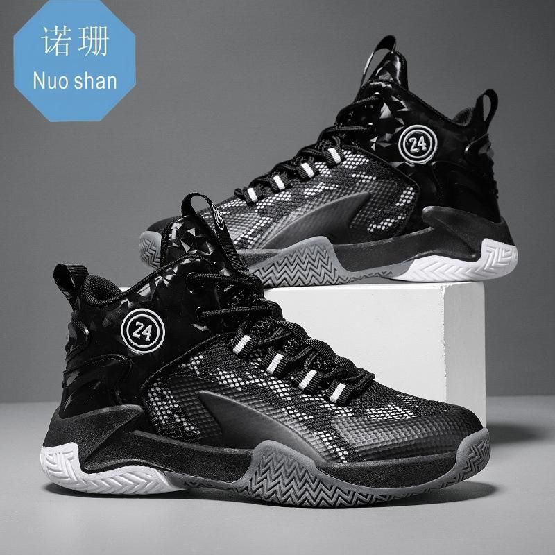 Boys basketball shoes new sports basketball shoes Black
