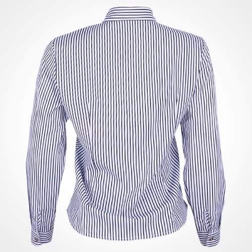 Long Sleeve Blouse- Black & White