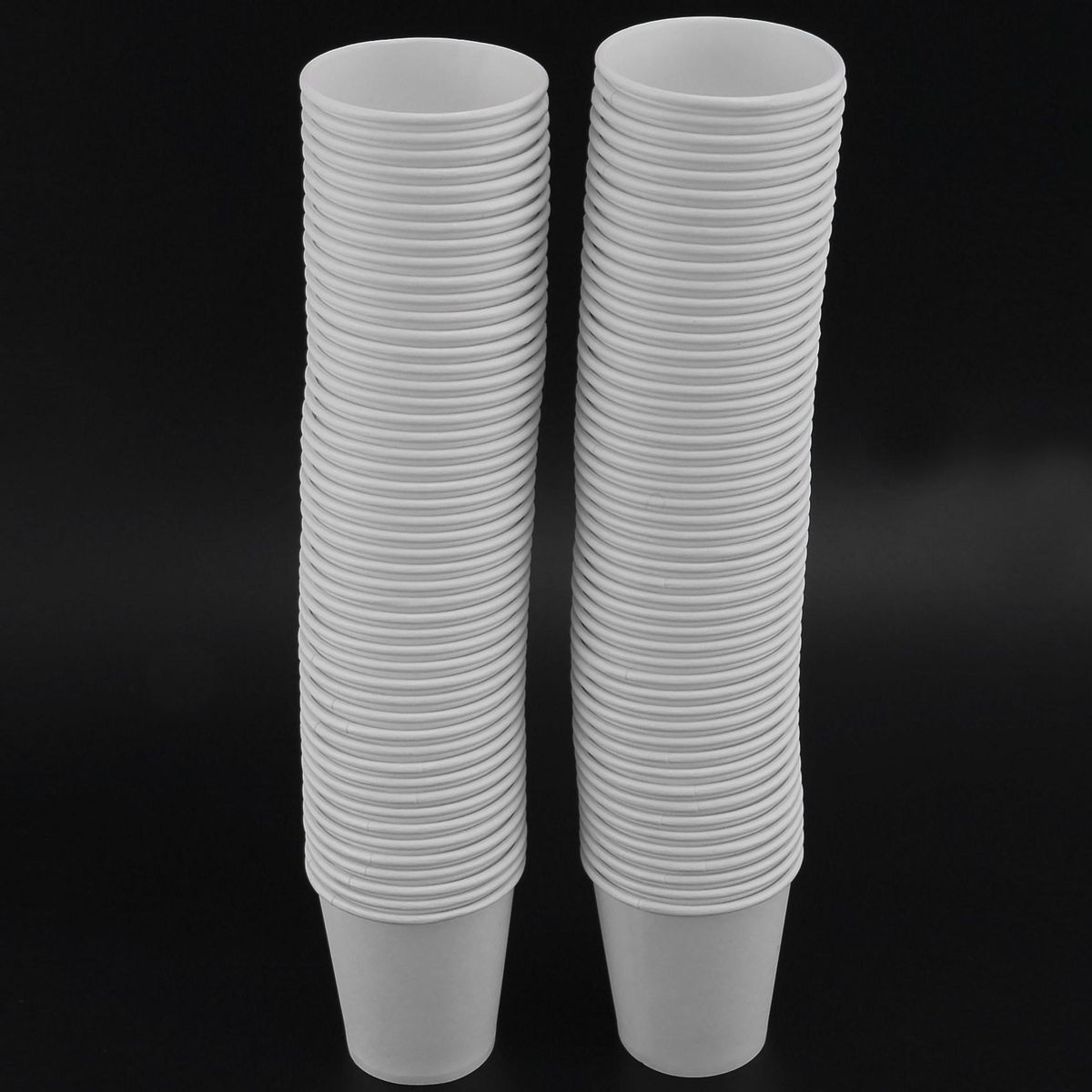 White Paper Cups, Small Disposable Bathroom, Espresso, Mouthwash Cups Dispenser, Disposable Cups, (100 Pack) 3Oz