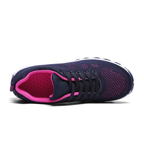 Big Size 42 Women Slim Shoes Casual Mesh Sneakers Purple