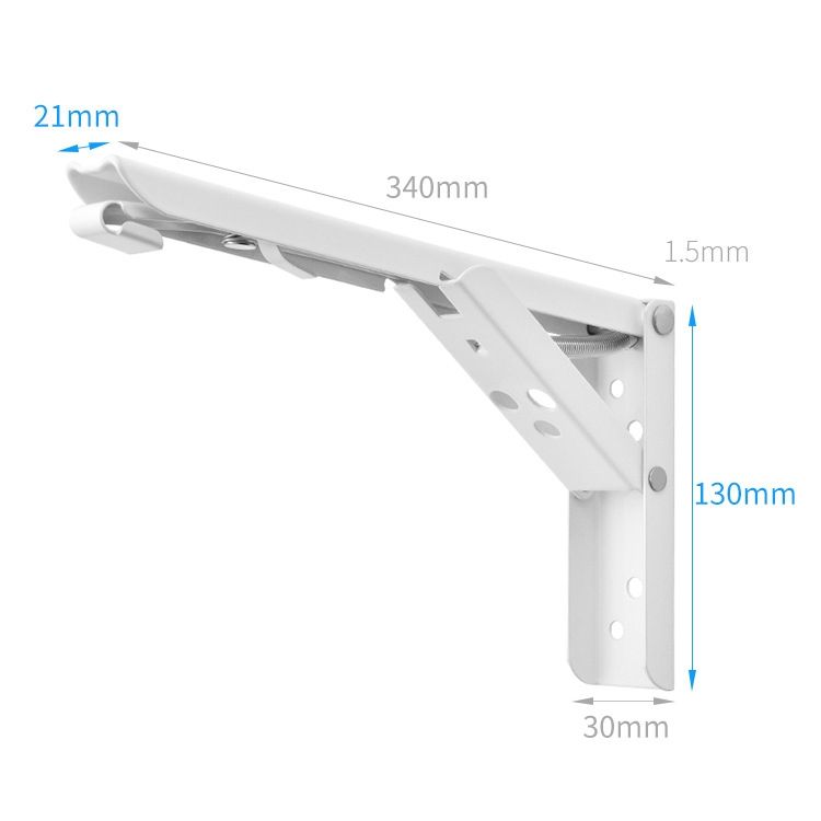 14 Inch Wall-mounted Foldable K-shaped Storage Shelf